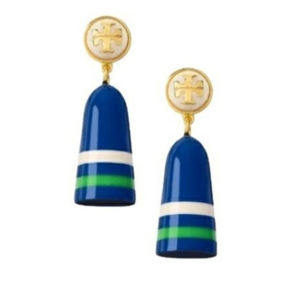 Tory Burch Buoy Drop Earrings New